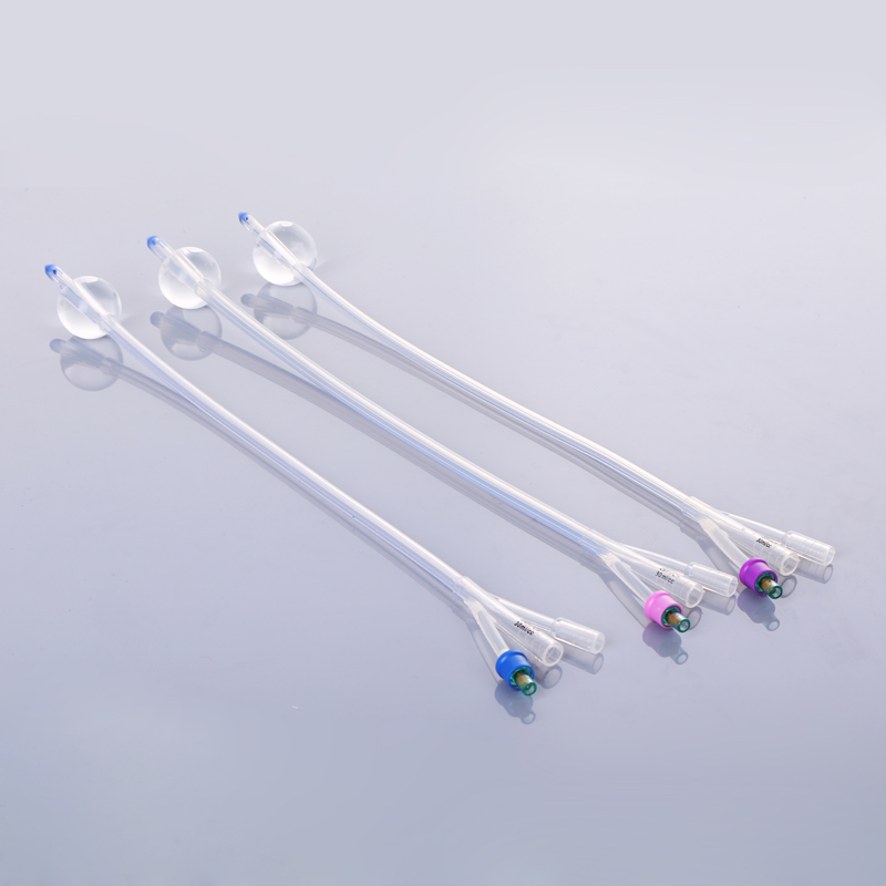 Three Way Silicone Foley Catheter